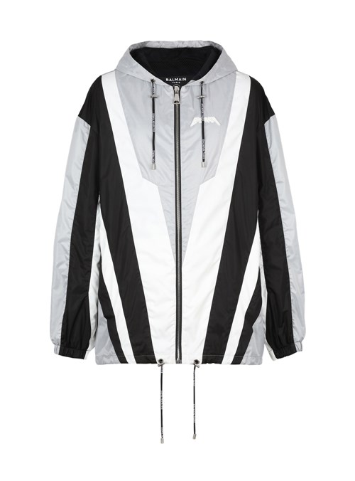 Balmain Balmain Logo Nylon Jacket Multicolor | UHEXZTA-16