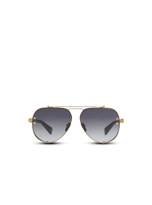 Balmain Captaine Sunglasses Gold | RLIKMYS-96