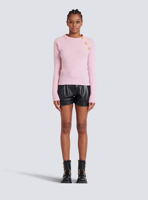 Balmain Cashmere Sweater Pink | IWBGNXY-90