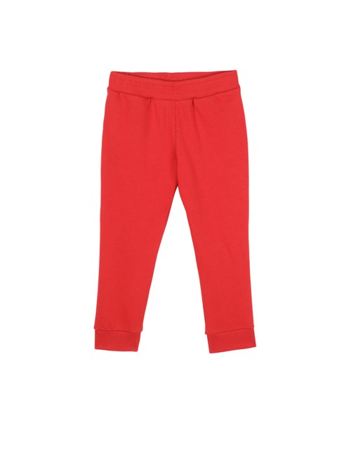 Balmain Cotton Jogging Bottoms With Balmain Logo Red | OISDHGQ-03