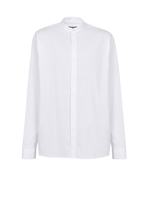 Balmain Cotton Shirt White | FXOVAHG-60