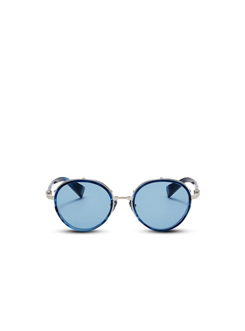 Balmain Croissy Sunglasses Blue | EKWDLMH-46