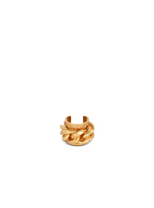 Balmain Gold-tone Brass Ring With Chain Gold | OZKRNYS-46