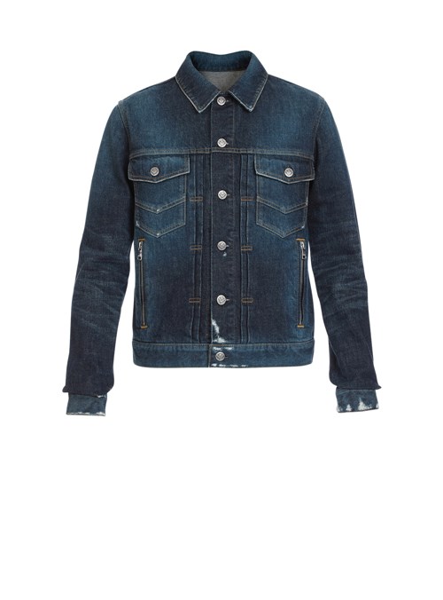 Balmain Jean Jacket Navy | NEHGQAY-93