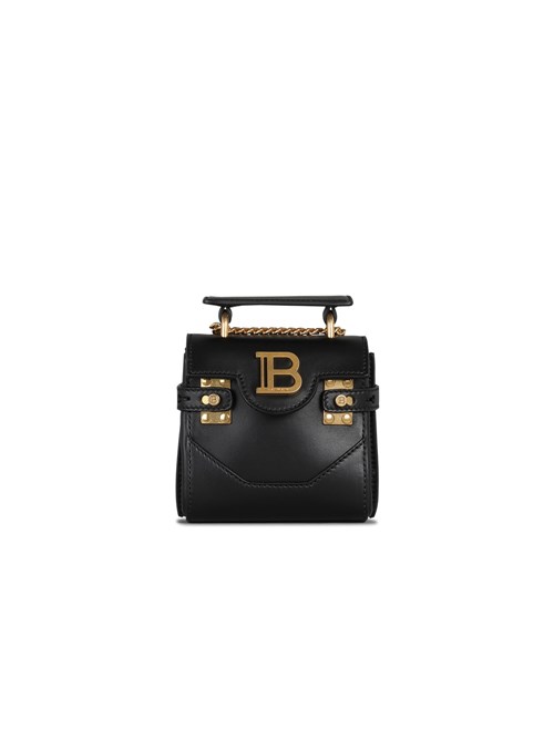 Balmain Leather B-buzz Mini Bag Black | ILAUZRJ-80