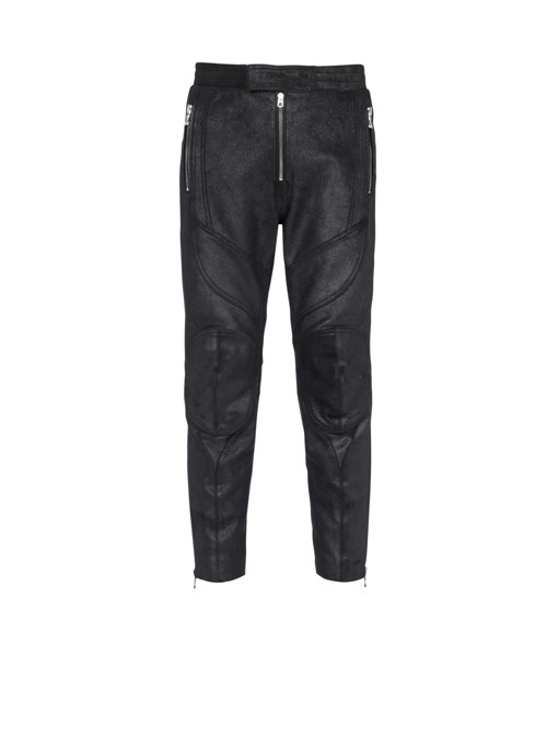 Balmain Leather Pants Black | SJWLHRG-95