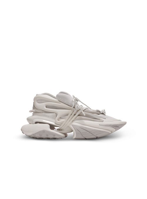 Balmain Neoprene And Leather Unicorn Low-top Sneakers White | PUQYWFR-29