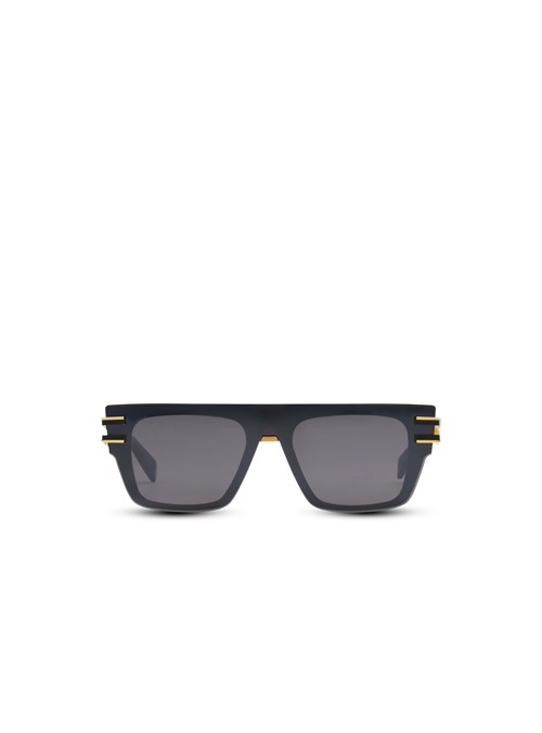 Balmain Nylon Plastic Soldat Sunglasses Black | AGFJBQW-42