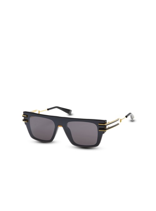 Balmain Nylon Plastic Soldat Sunglasses Black | GDLABFJ-52