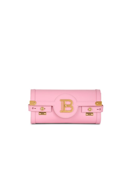 Balmain Smooth Leather B-buzz 23 Clutch Bag Pink | BSMPCYH-80