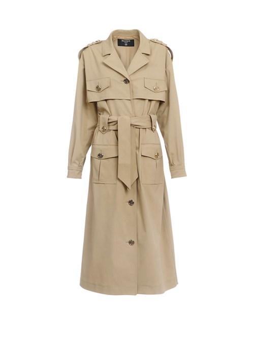 Balmain Trench Beige | BJSRWZY-91