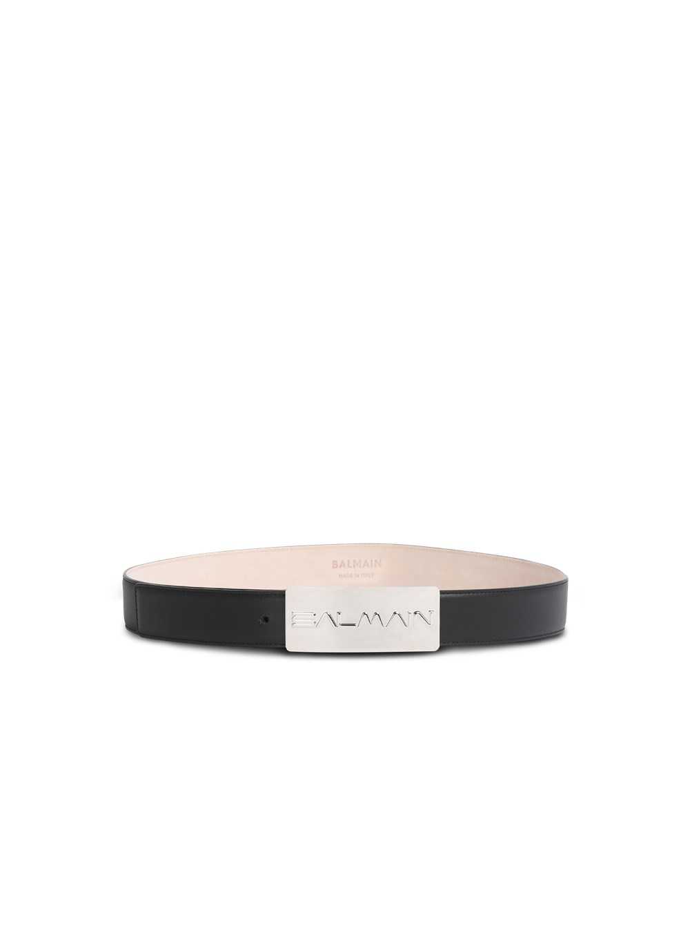 Balmain Balmain Leather Belt Black | DWSZYQI-86