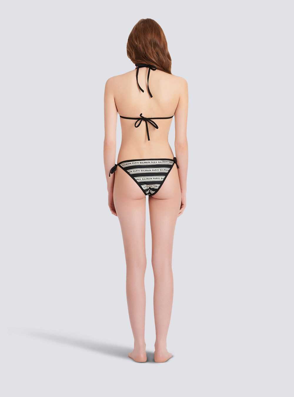 Balmain Balmain Logo Bikini Black | JBNCWSX-24