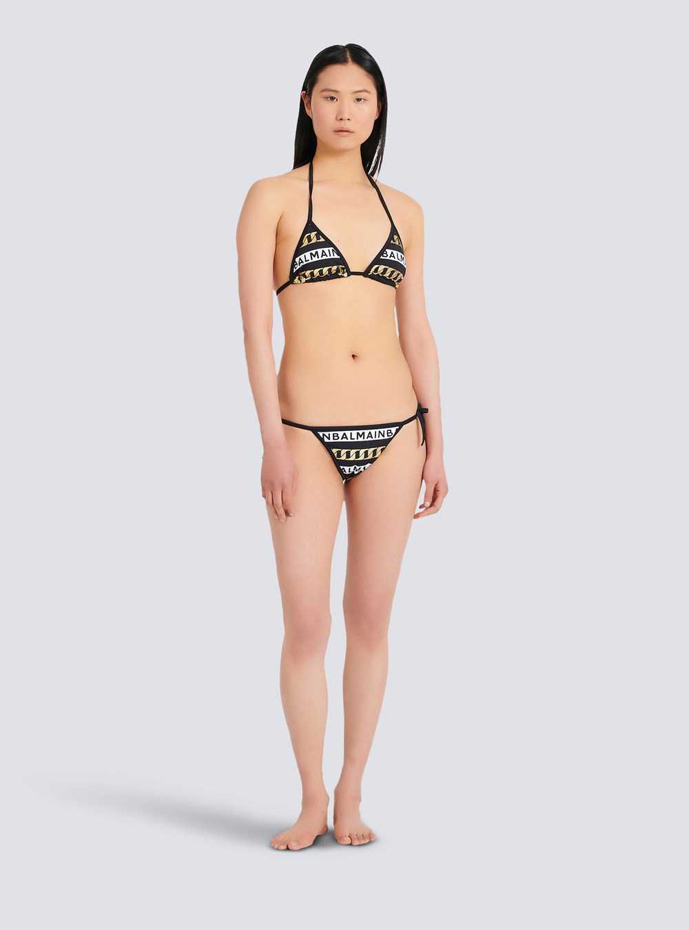 Balmain Balmain Logo Bikini Black | SJETIXW-16