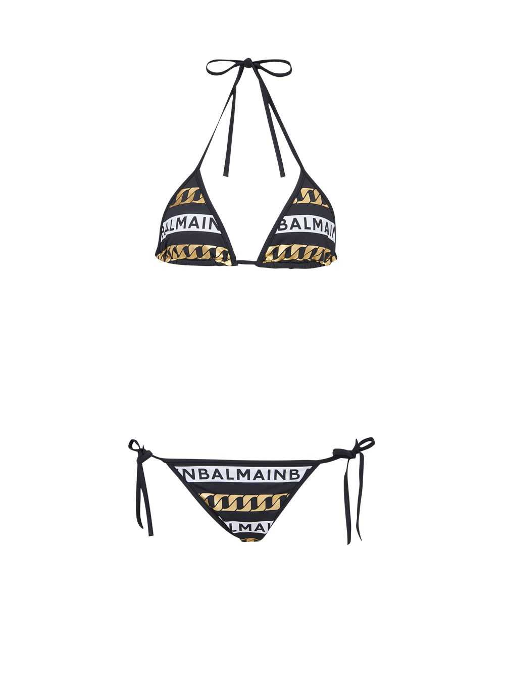 Balmain Balmain Logo Bikini Black | SJETIXW-16