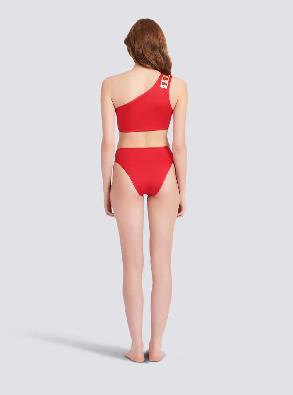 Balmain Balmain Logo Bikini Red | QVXDEWO-20