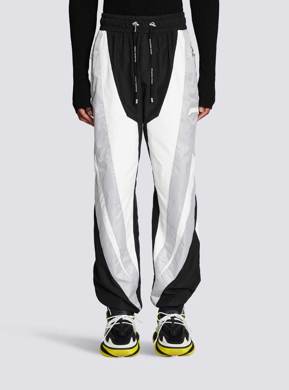 Balmain Balmain Logo Nylon Trousers Multicolor | ESMTIFD-52