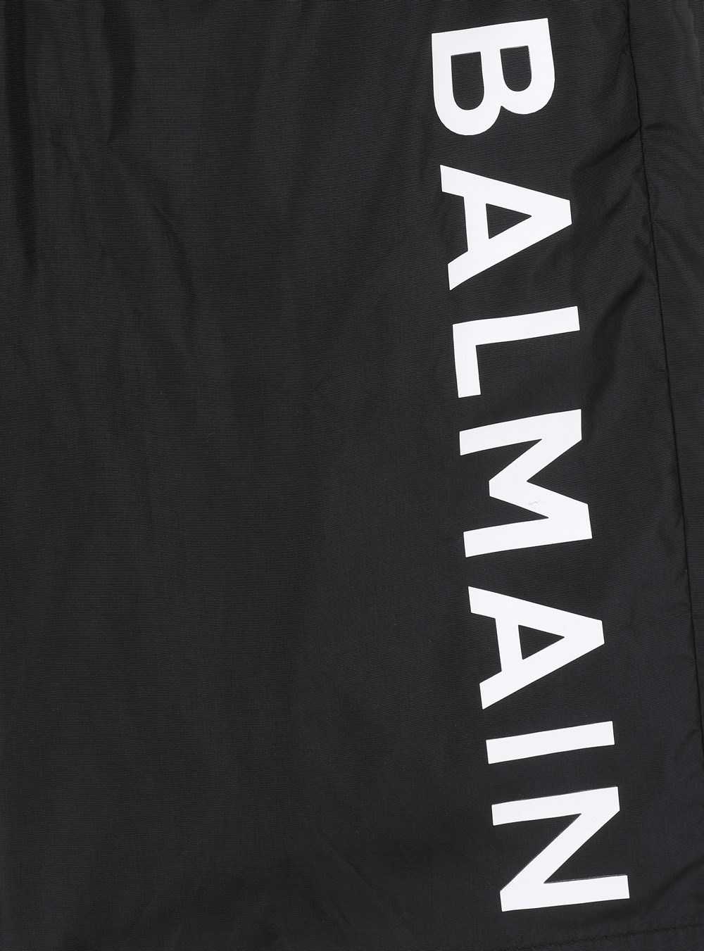 Balmain Balmain Logo Swim Shorts Black | XUWDKEP-73