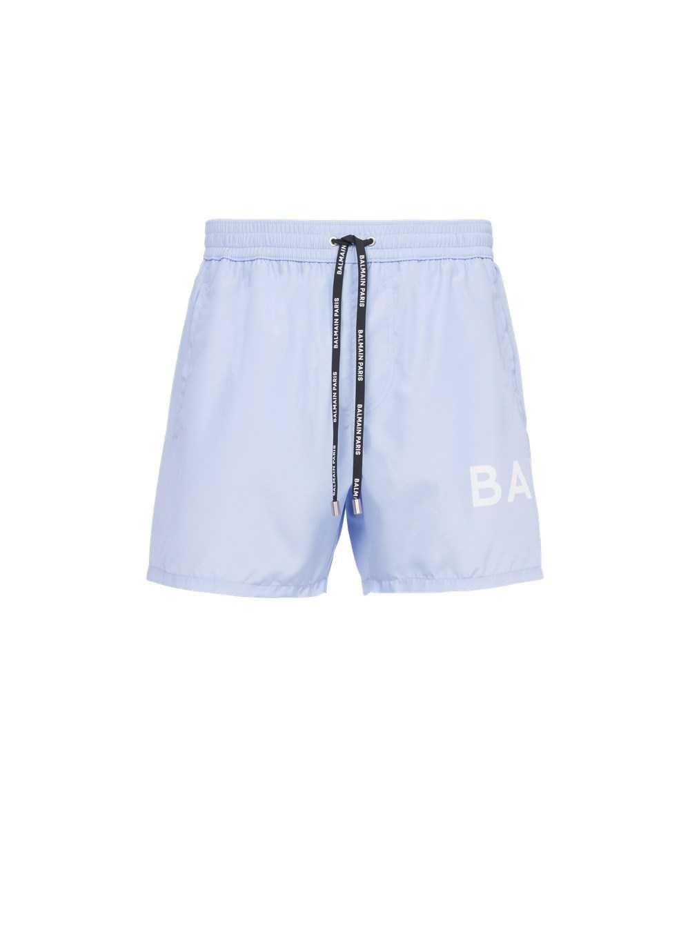 Balmain Balmain Logo Swim Shorts Blue | WQIAHSZ-19