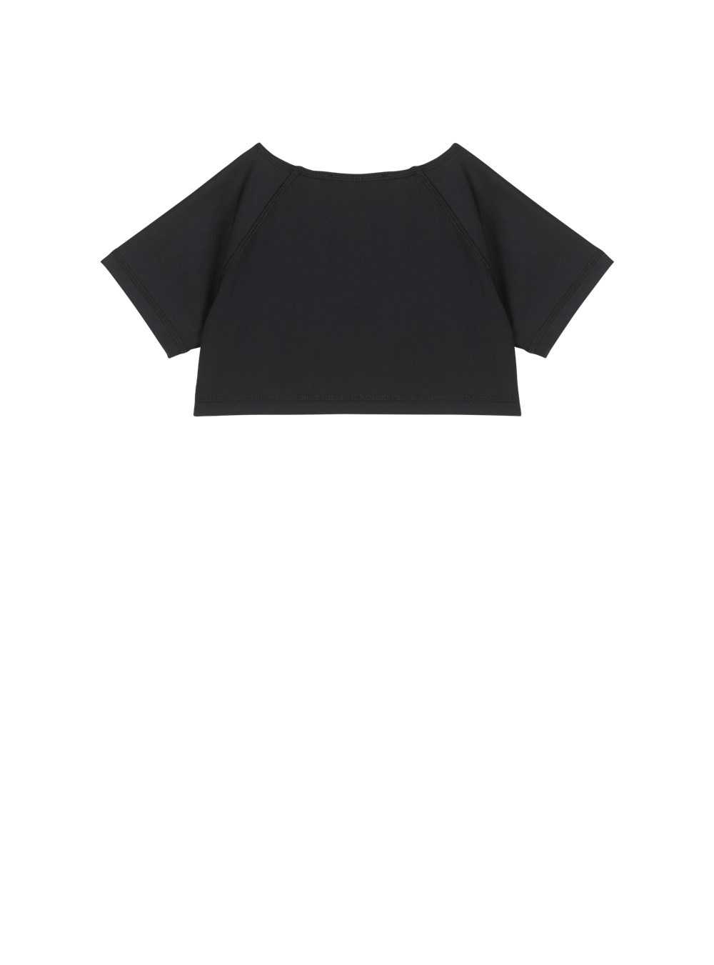 Balmain Balmain Logo Swim T-shirt Black | TQZHAMN-42