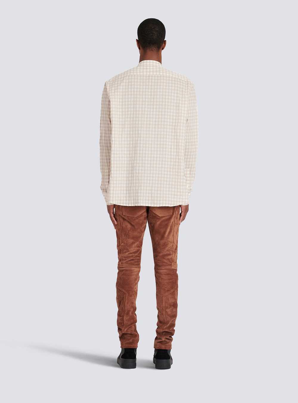 Balmain Balmain X Netflix -cotton Shirt Beige | PXZHISV-12