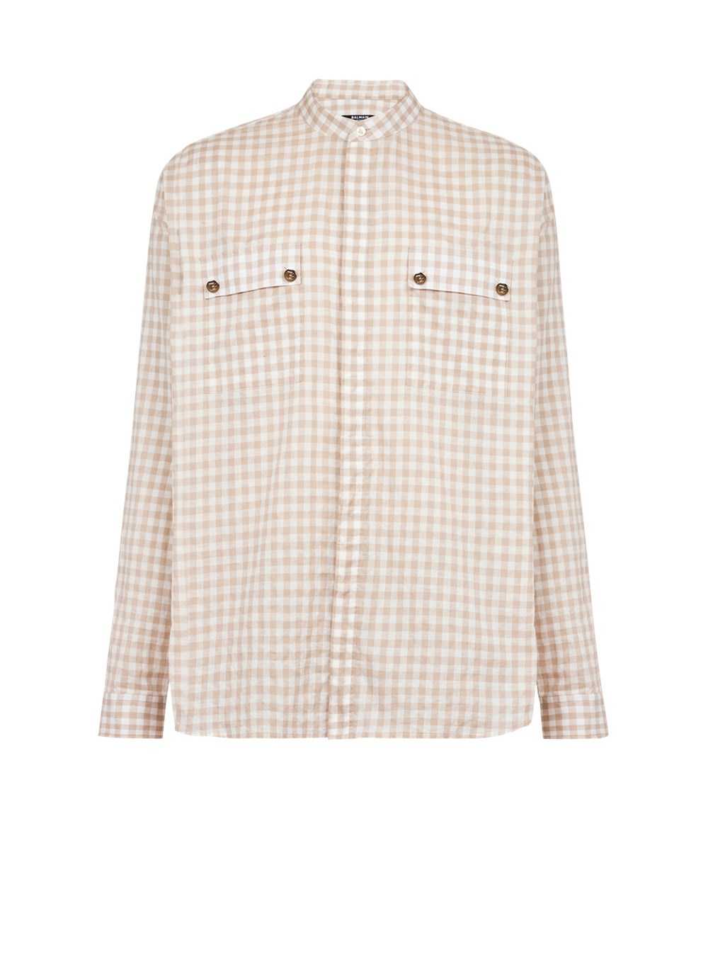 Balmain Balmain X Netflix -cotton Shirt Beige | PXZHISV-12