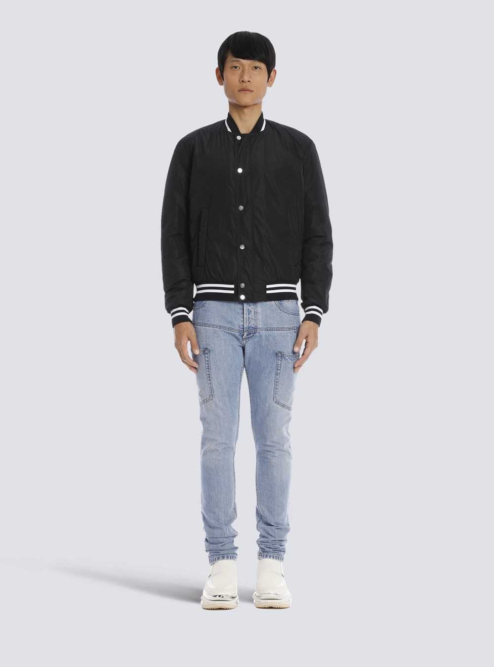 Balmain Bomber Jacket Black | NERHFQL-54