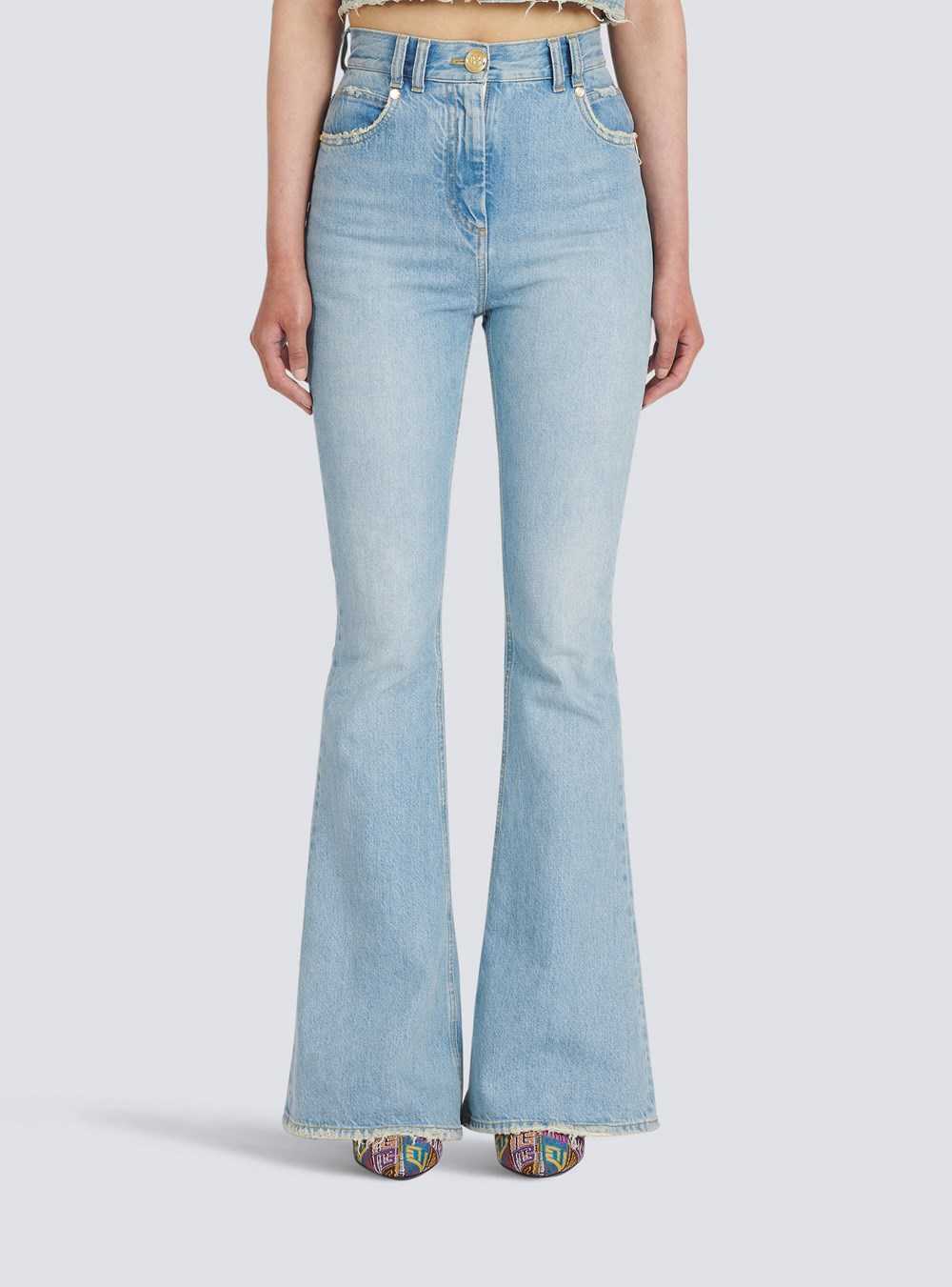 Balmain Bootcut Eco-designed Jeans Blue | APDGLUS-26