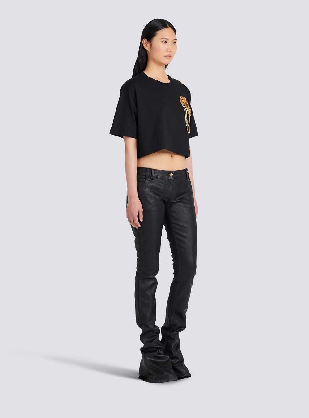 Balmain Bootcut Jeans Black | CNJRLQT-04