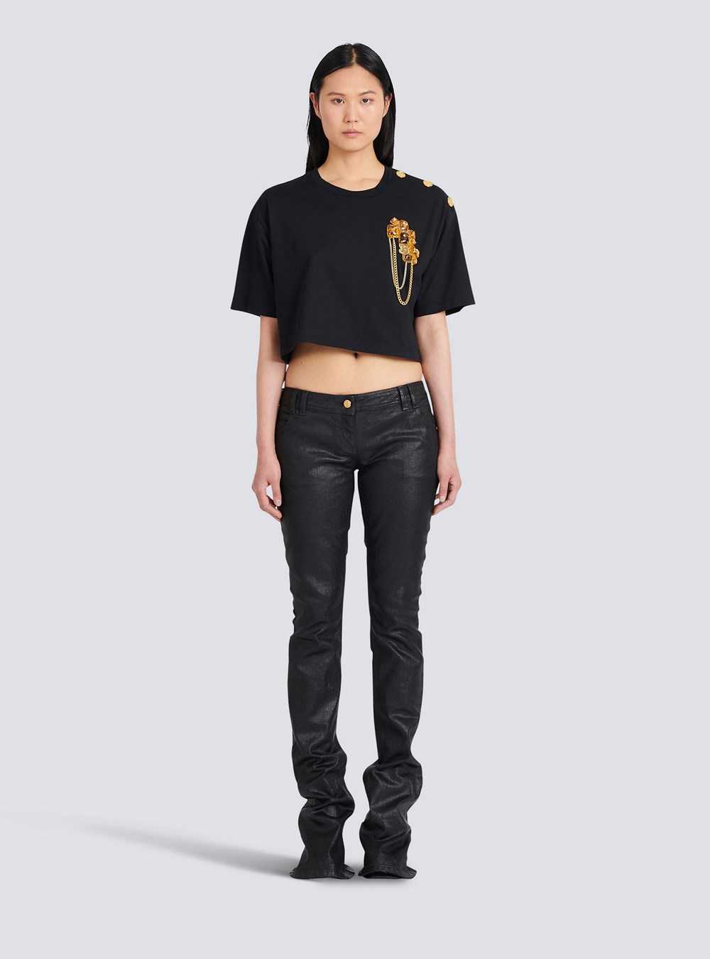 Balmain Bootcut Jeans Black | CNJRLQT-04