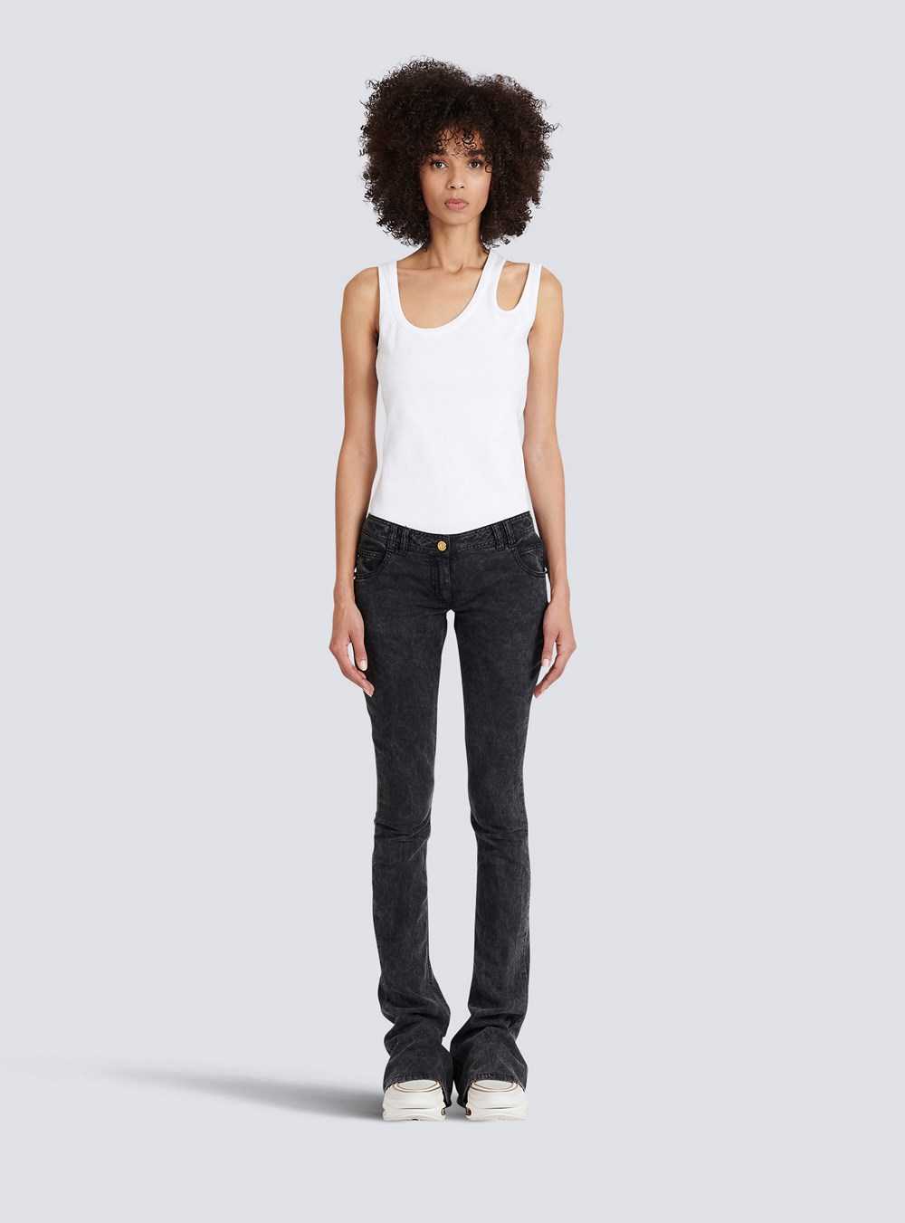 Balmain Bootcut Jeans Black | MBAWIOY-59