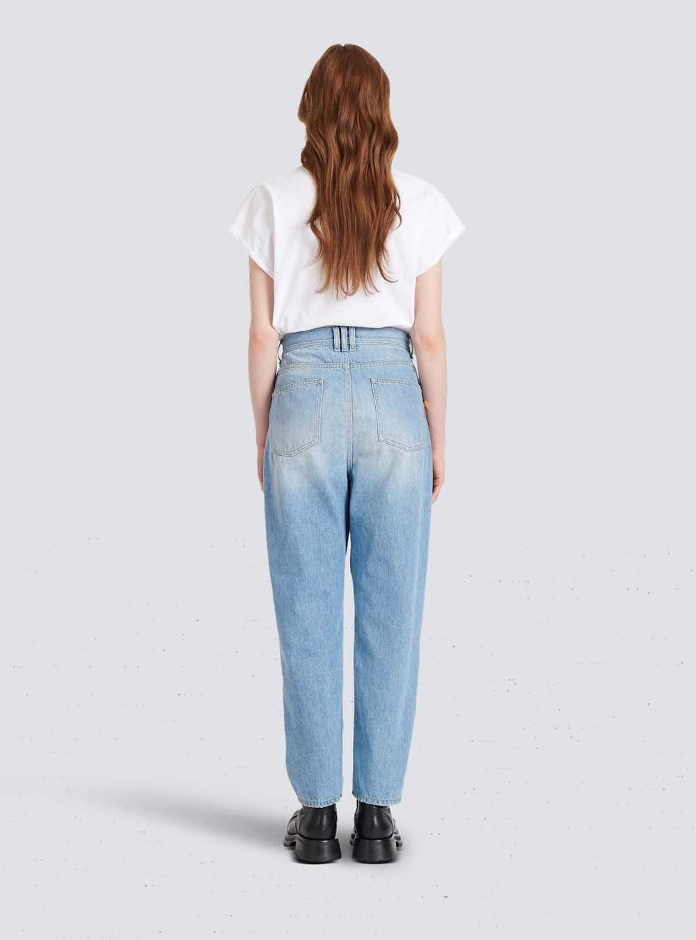 Balmain Boyfriend Cut Jeans Blue | SXCEBKP-24