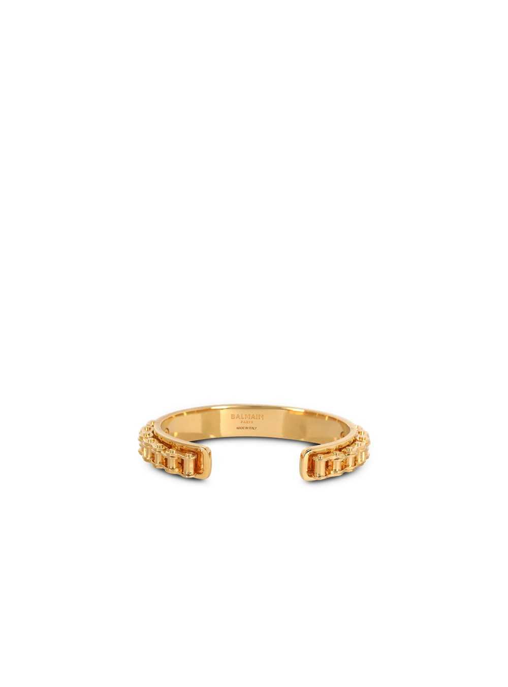 Balmain Brass Biker Chain Bracelet Gold | KDCPYOB-70