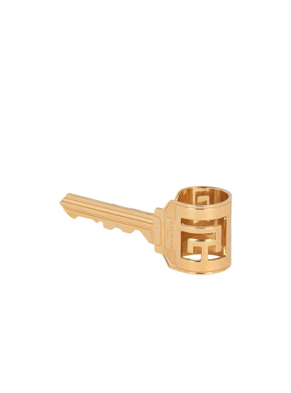 Balmain Brass Key Ring Gold | XFMLGPY-79