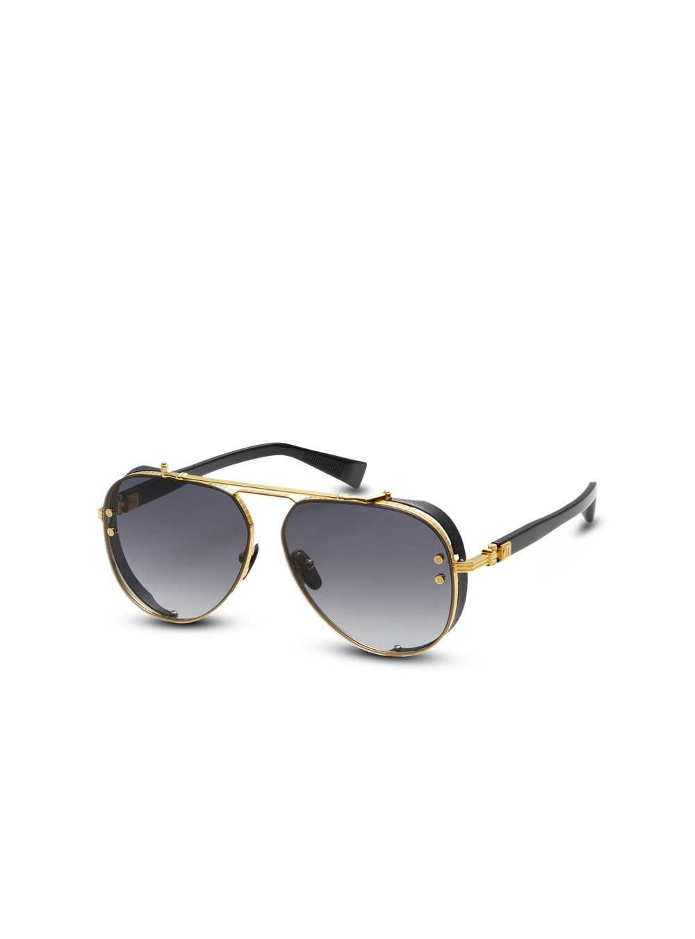 Balmain Captaine Sunglasses Gold | RLIKMYS-96