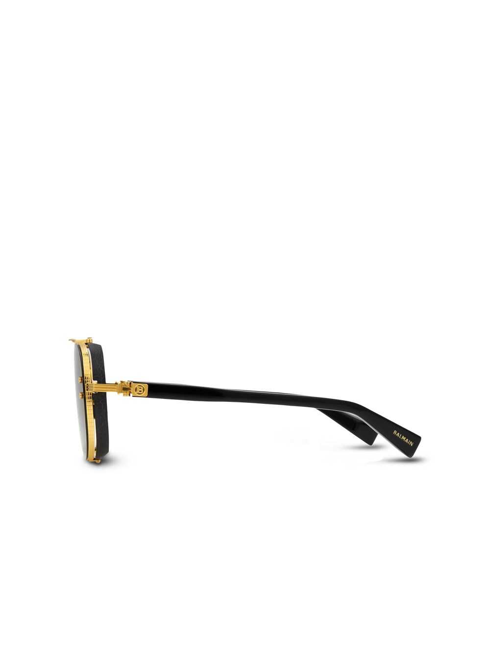 Balmain Captaine Sunglasses Gold | RLIKMYS-96