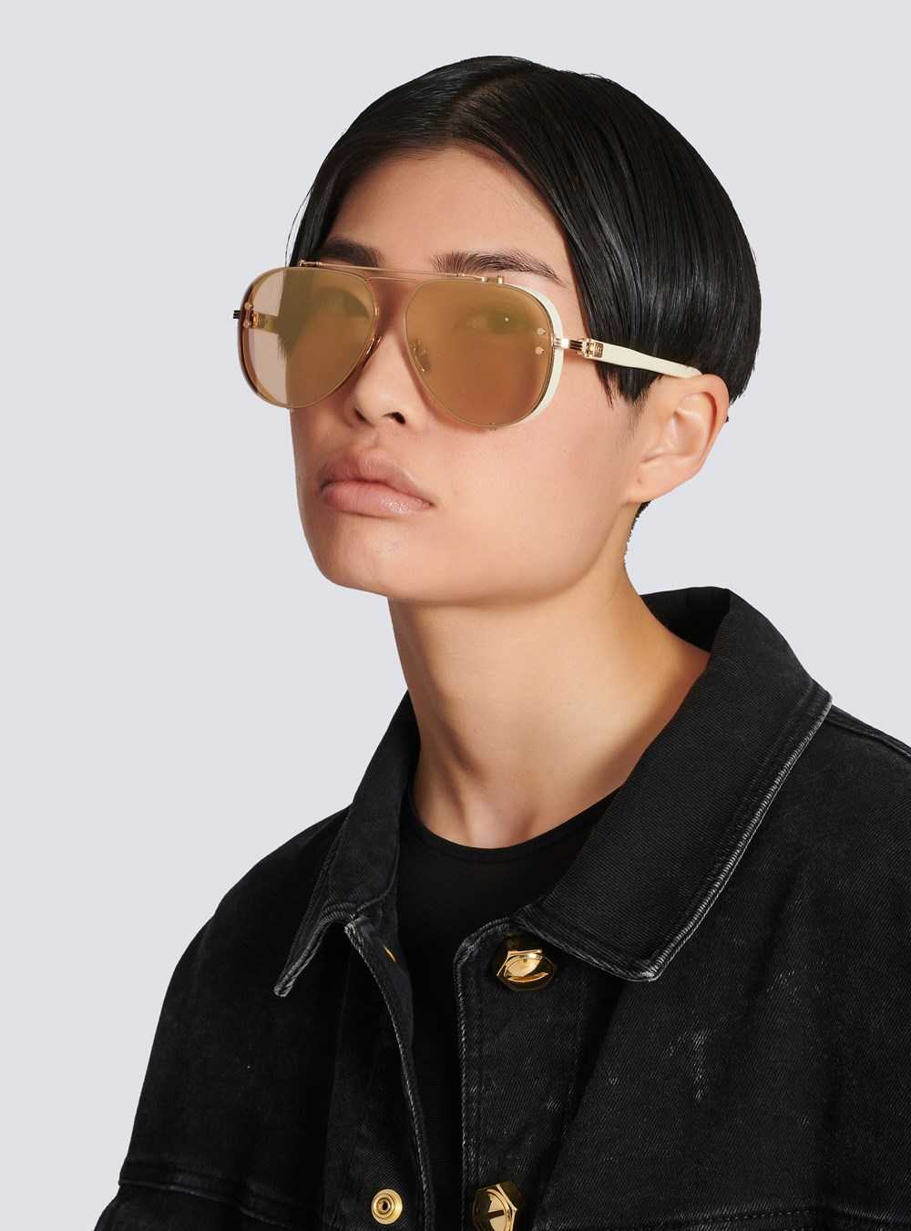 Balmain Captaine Sunglasses White | WBHPMDO-46