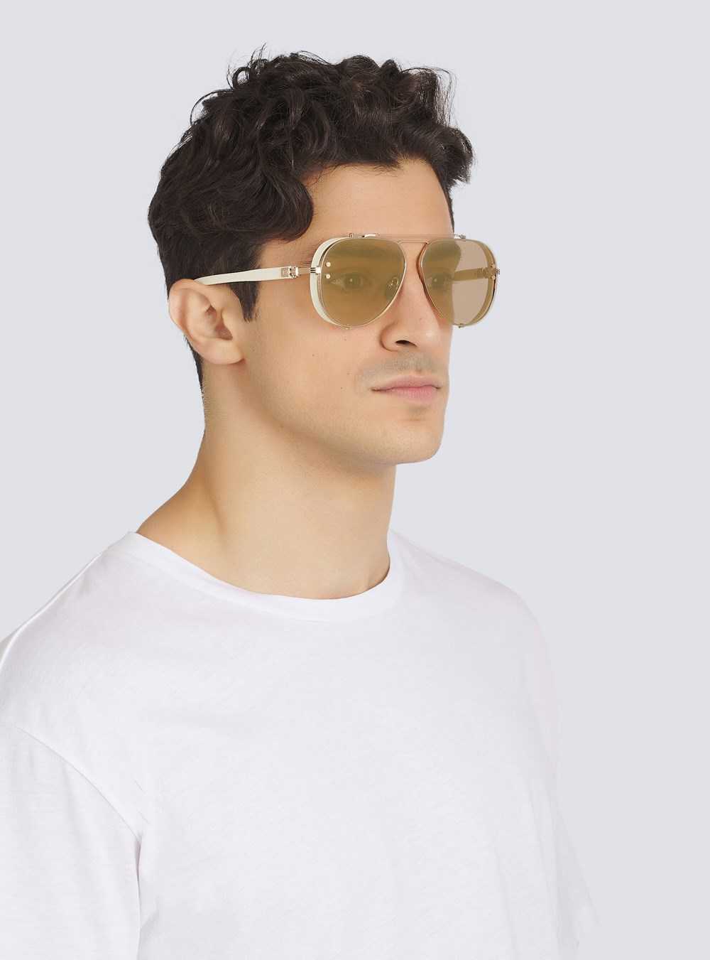 Balmain Captaine Sunglasses White | WBHPMDO-46