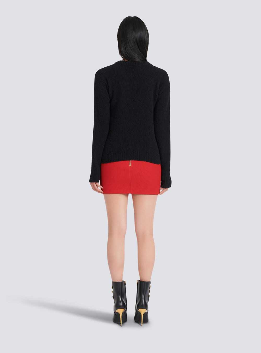 Balmain Cashmere Sweater Black | CZOGNRS-63