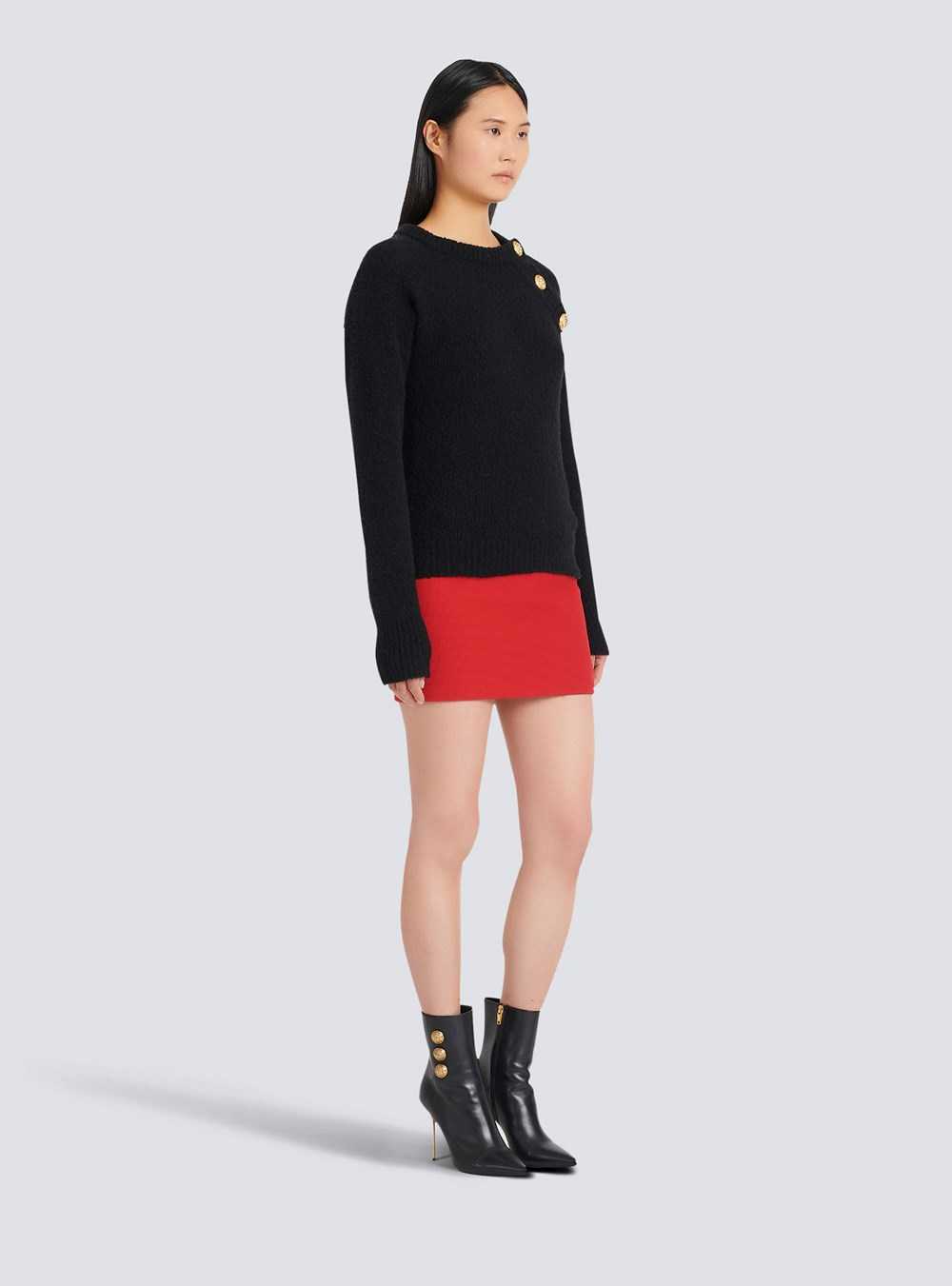 Balmain Cashmere Sweater Black | CZOGNRS-63