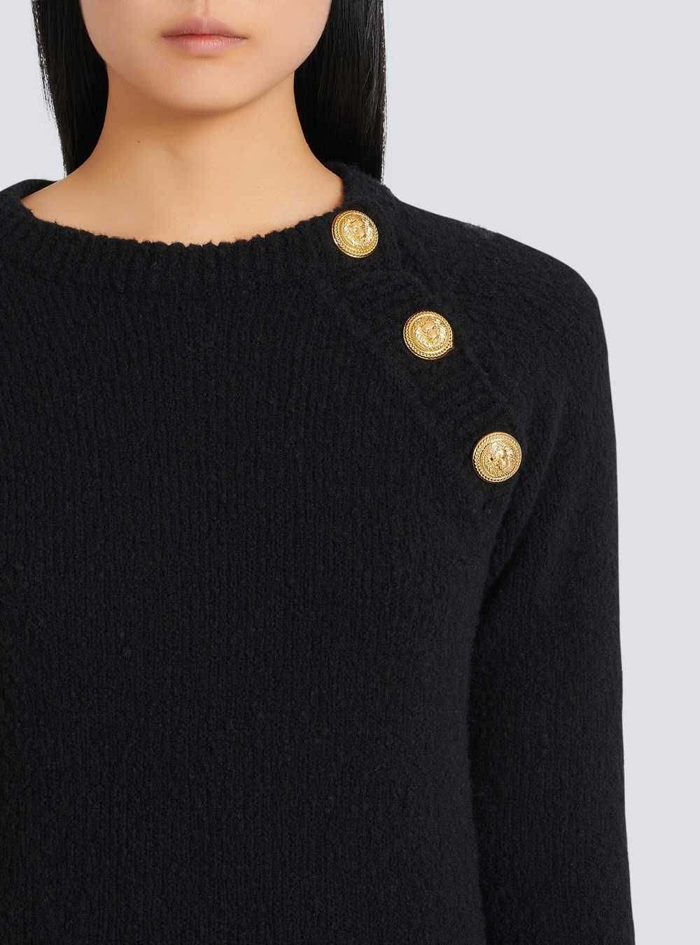 Balmain Cashmere Sweater Black | CZOGNRS-63