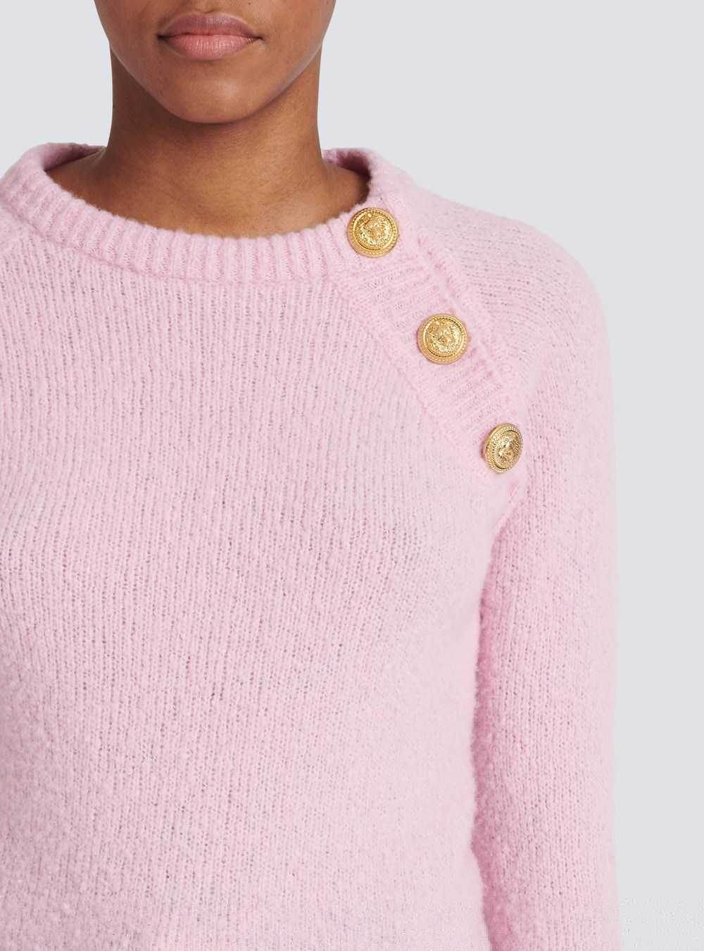 Balmain Cashmere Sweater Pink | IWBGNXY-90