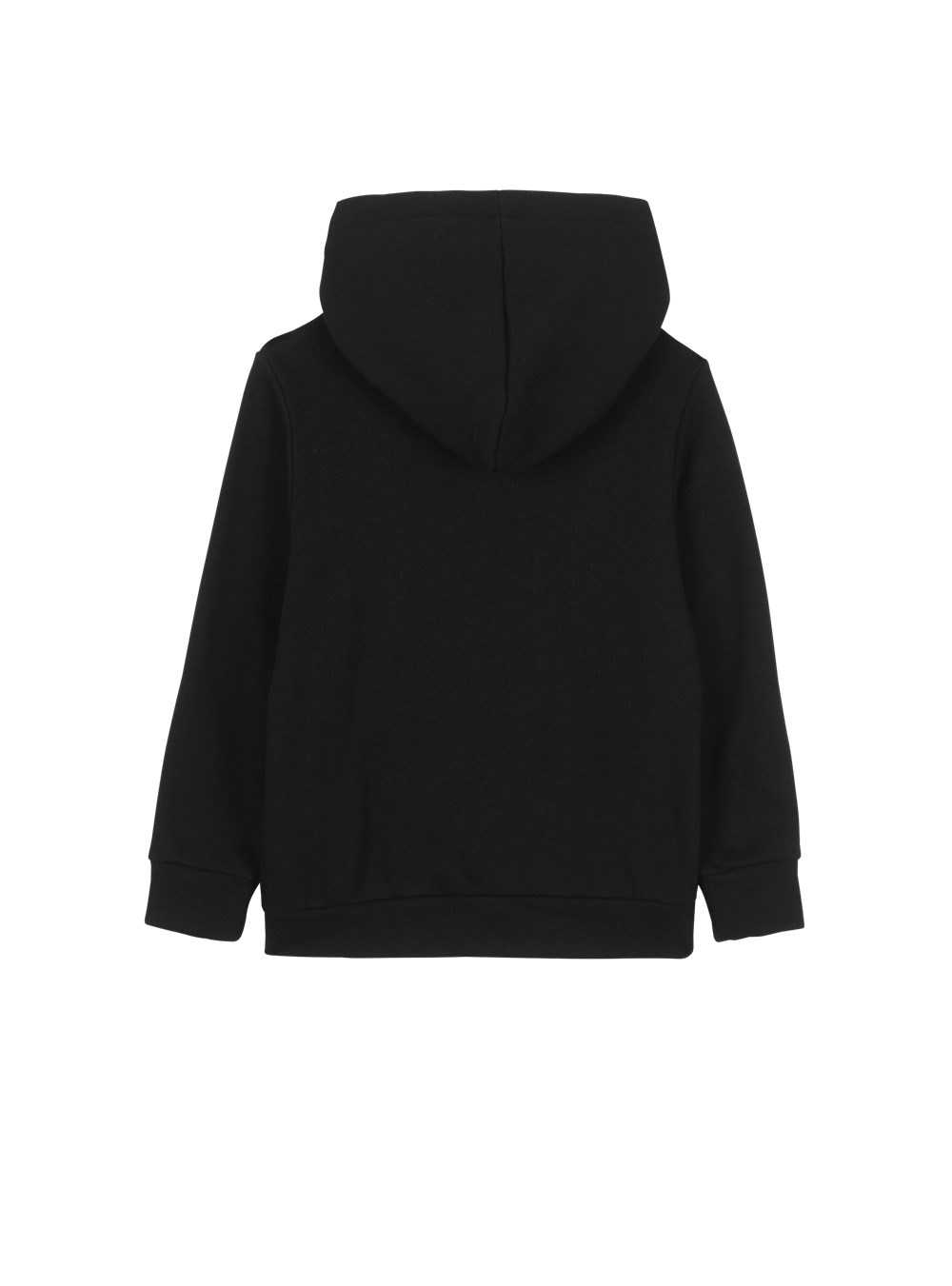 Balmain Cotton Hoodie With Balmain Logo Black | KCSILWZ-28