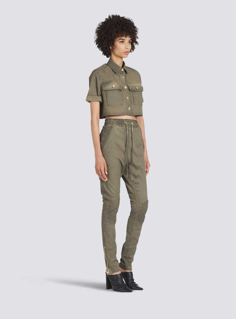 Balmain Cotton Jodhpurs Khaki | HOKRULQ-30