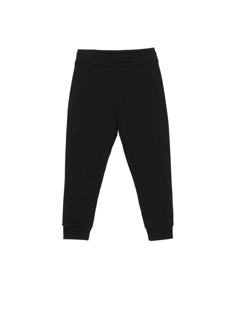 Balmain Cotton Jogging Bottoms With Balmain Logo Black | KZDSBMX-62