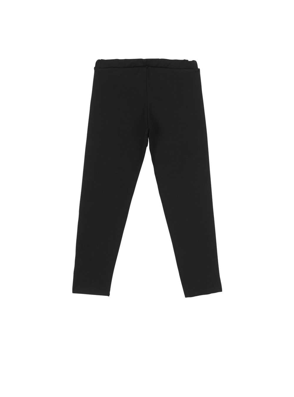 Balmain Cotton Leggings With Balmain Logo Black | ULPYEGK-64