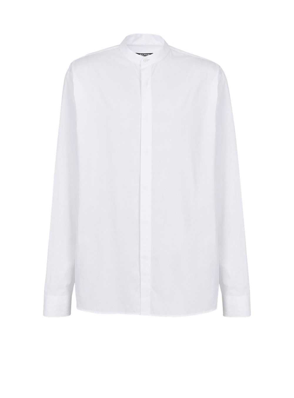 Balmain Cotton Shirt White | FXOVAHG-60