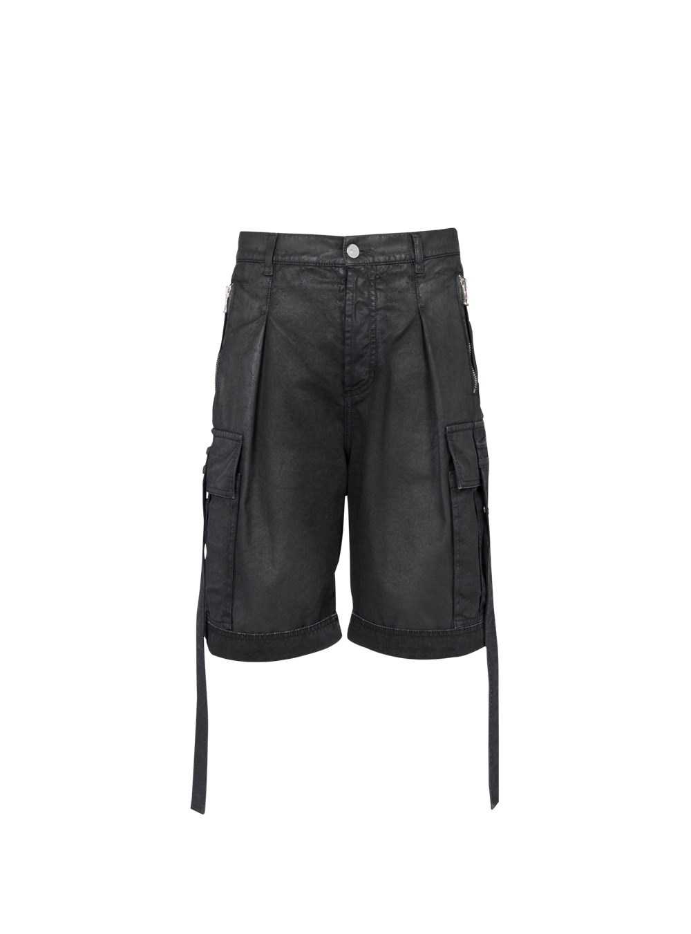 Balmain Denim Shorts Black | HDZVFRG-42