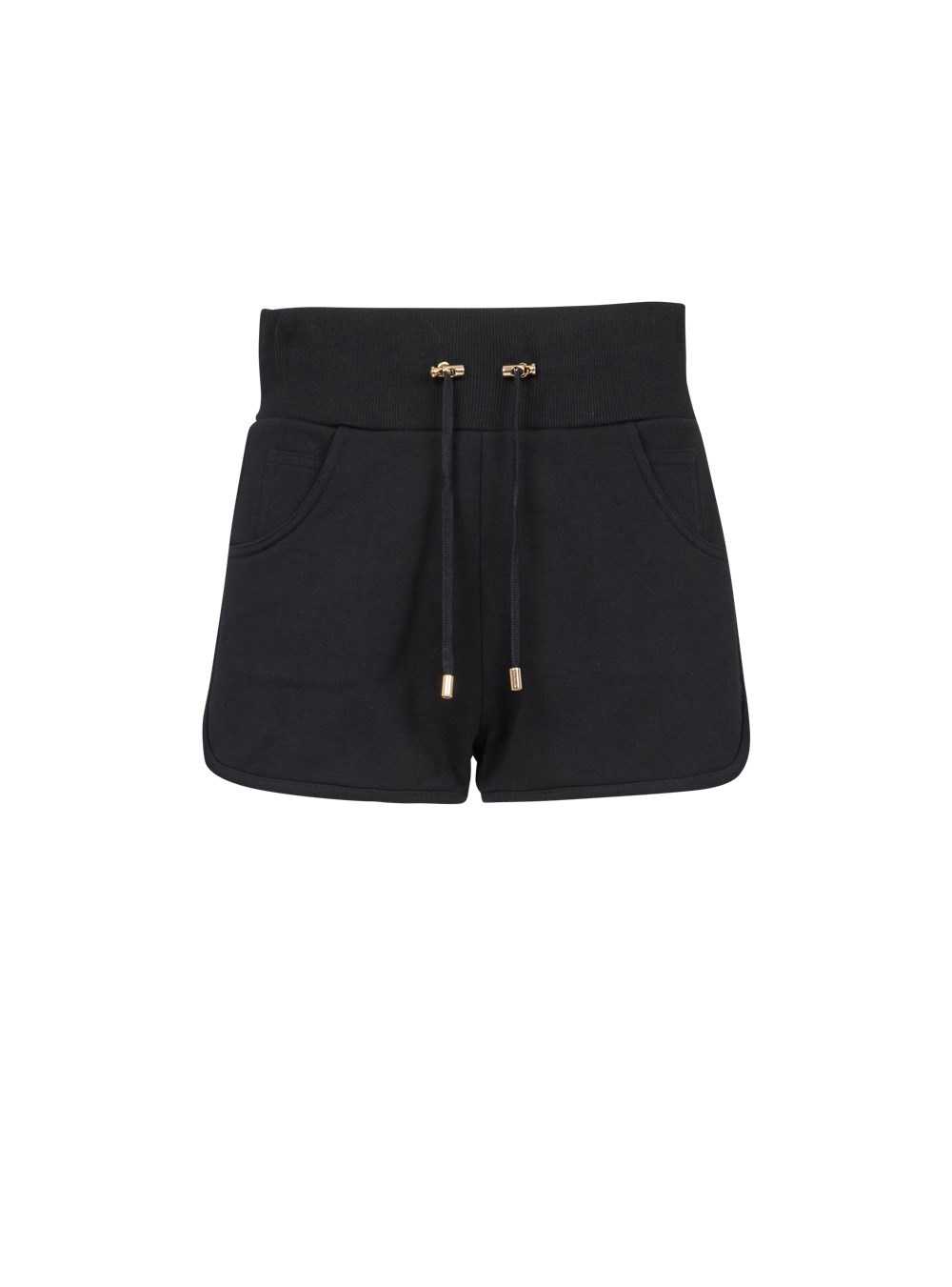 Balmain Eco-designed Knit Shorts Black | WBNVTRZ-64