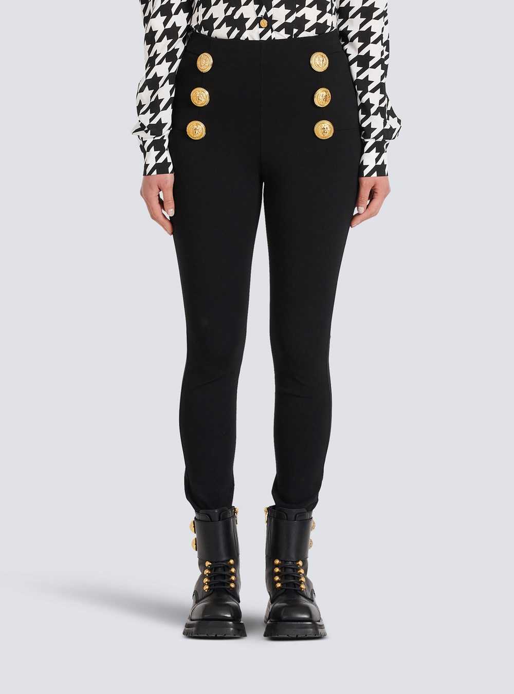 Balmain Jersey Skinny Pants Black | YZWGCLH-20